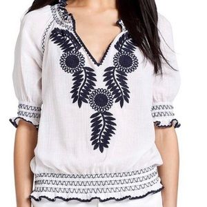 Tory Burch
Mari Embroidered Top